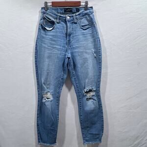 Lucky‎ Brand  Bridgette High Rise Crop Women's Stretch Blue Jeans Size 6/26